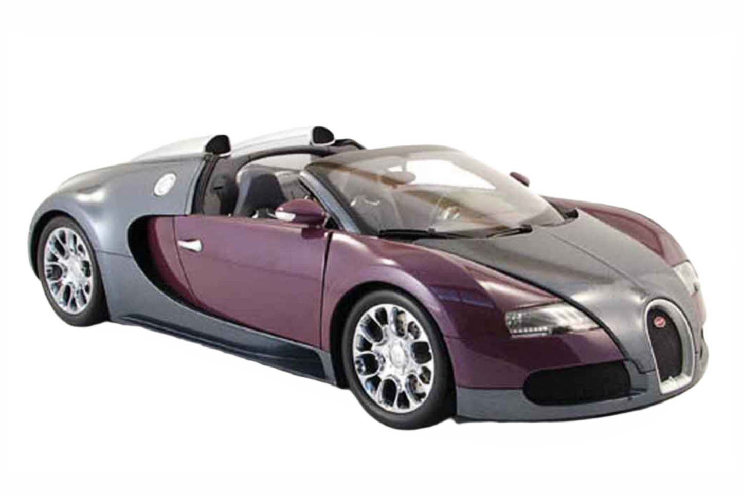 Minichamps 2009 Bugatti Veyron Grand Sport 16.4 Purple and Grey Metallic 1:18