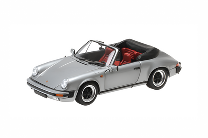 Minichamps 1983 Porsche 911 Carrera 3.2 Cabriolet G Series Grey Metallic 1:18