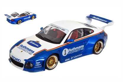 MCG Porsche 911 997 RWB Old & New Rothmans Blue 1:18