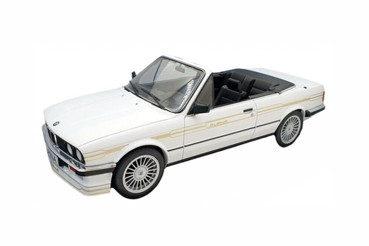 MCG 1989 BMW 325i (e30) Cabriolet Alpina C2 2.7 White 1:18