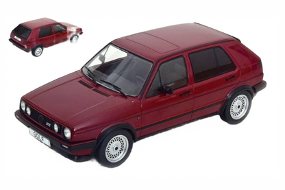 MCG 1984 VW Golf GTi MK II Dark Red 1:18