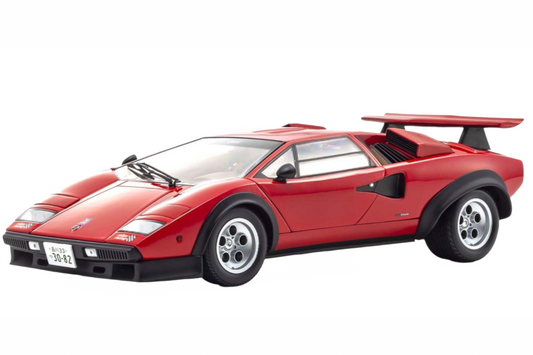 Kyosho 1982 Lamborghini Countach LP500S Walter Wolf Red 1:18 RESIN