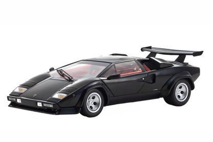 Kyosho 1982 Lamborghini Countach LP500 Quattrovalvole Black 1:18 RESIN