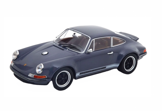 KK Scale 2014 Rendition Porsche 911 by Singer Coupe Grey w/ Black Wheels 1:18