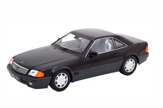 KK Scale 1993 Mercedes-Benz SL 500 (R129) Spyder Hard Top (Removable) Convertible Black 1:18