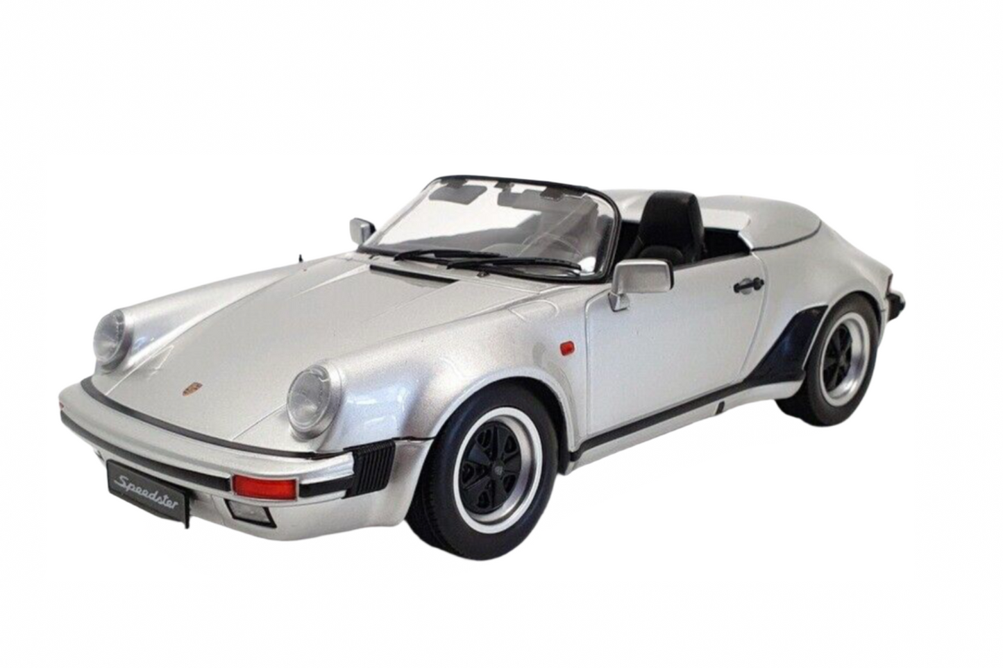 KK Scale 1989 Porsche 911 Speedster G Series Silver Metallic 1:18