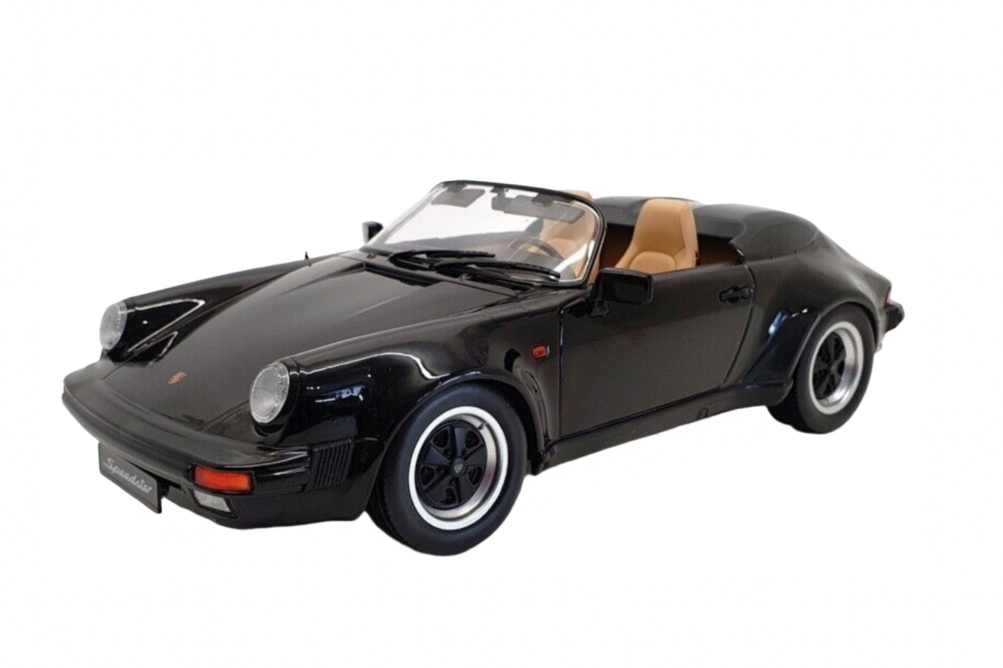 KK Scale 1989 Porsche 911 Speedster G Series Black 1:18