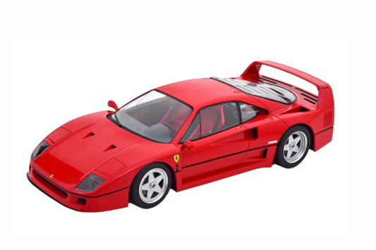 KK Scale 1987 Ferrari F40 Ferrari Red w/ Red Interior 1:18