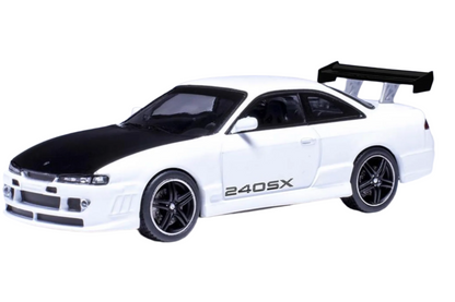 Ixo 1997 Nissan 240SX (S14) White w/ Matte Black Hood 1:43