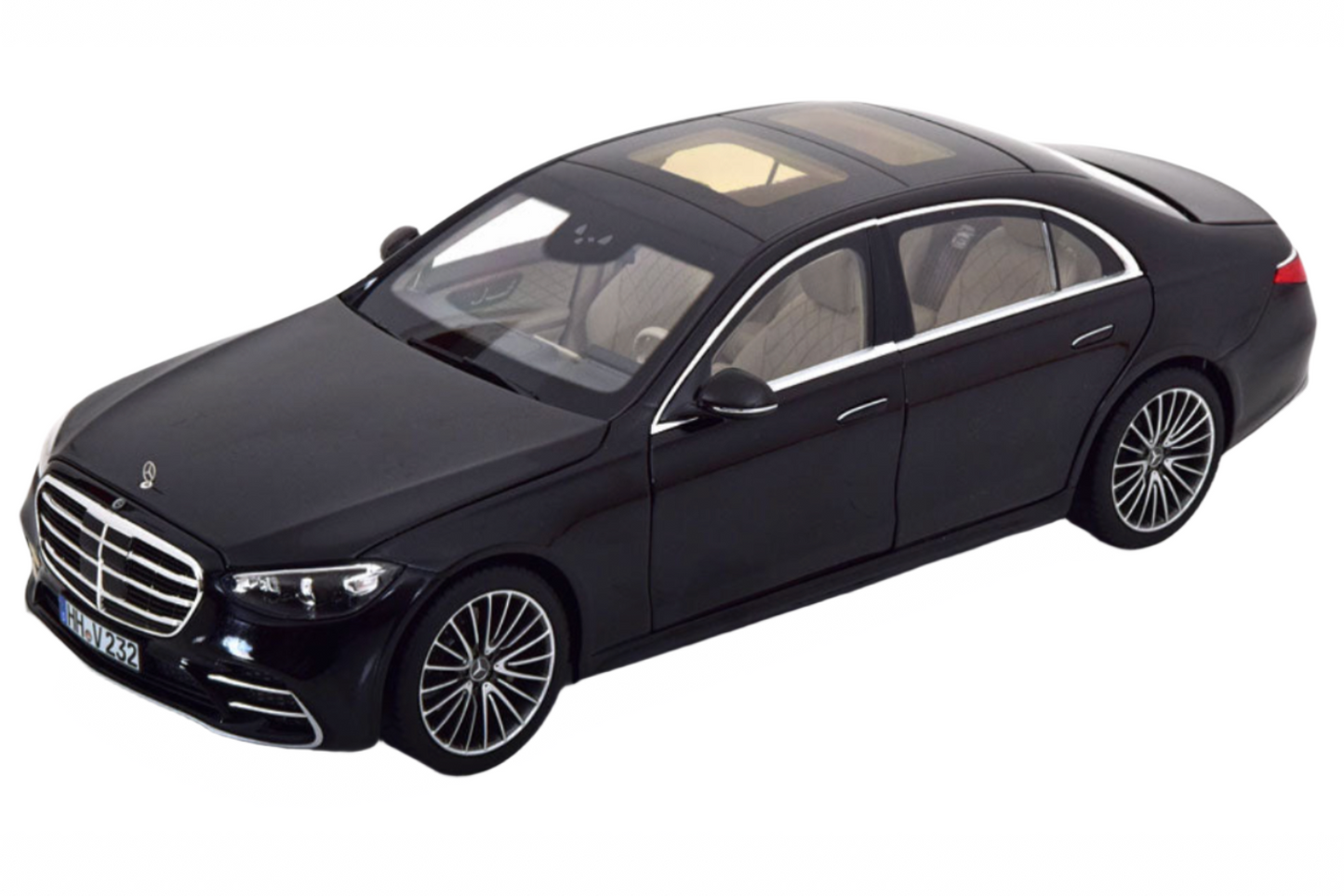 Norev 2021 Mercedes-Benz S-Class AMG (W223) Black Metallic 1:18