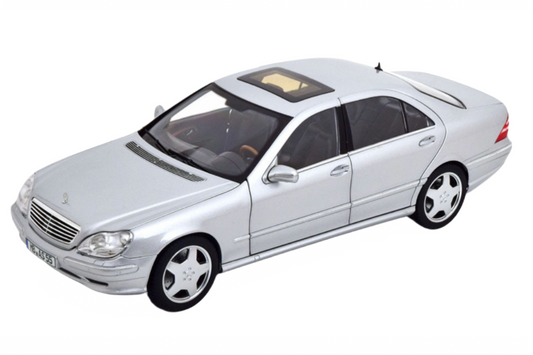 Norev 2000 Mercedes-Benz S-Class S55 AMG (W220) Silver Metallic 1:18