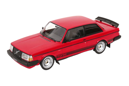 Ixo 1986 Volvo 240 Turbo Custom Coupe Red 1:18