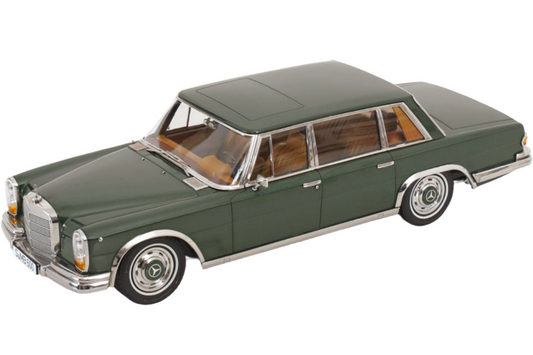 KK Scale 1963 Mercedes-Benz S-Class 600 Pullman SWB (W100) Green Metallic 1:18