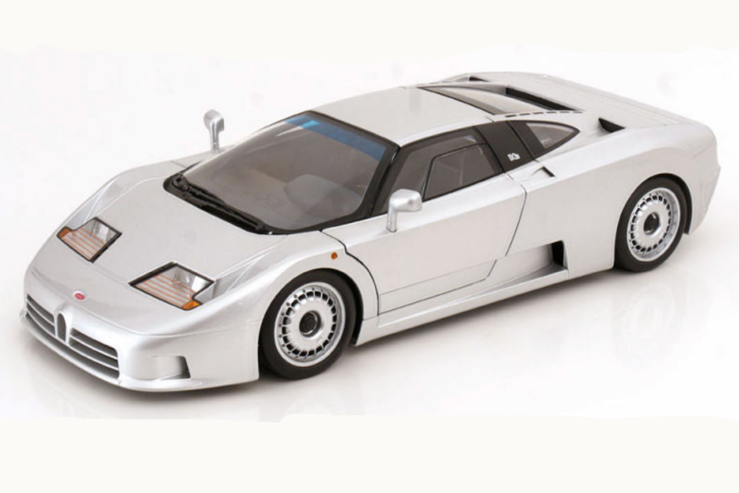 KK Scale 1991 Bugatti EB110 Silver w/ Openings 1:12