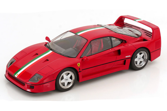 KK Scale 1987 Ferrari F40 Ferrari Red w/ Italia Design 1:18