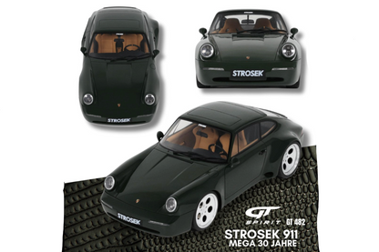 GT Spirit Porsche 911 993 Carrera Strosek MEGA 30 Jahre 2024 Dark Green 1:18