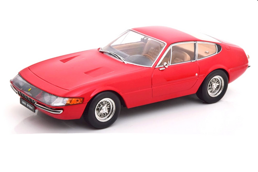 KK Scale 1969 Ferrari 365 GTB Daytona Coupe Series 1 Red 1:18