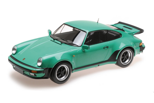 Minichamps 1977 Porsche 911 Turbo 930 Coupe Mint Green 1:12