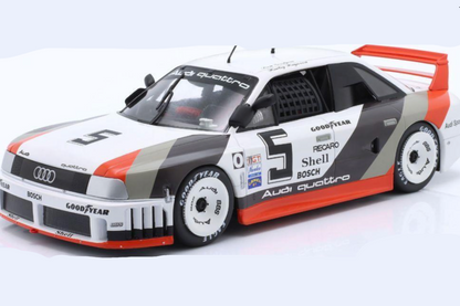 Werk83 Audi 90 Quattro IMSA GTO Team Audisport No 5 500km Road America 1989 1:18