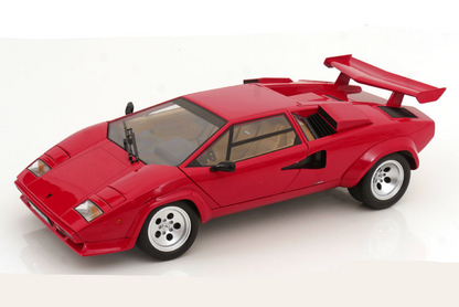 KK Scale 1985 Lamborghini Countach LP 5000S QV Red 1:12