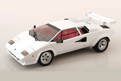 KK Scale 1985 Lamborghini Countach LP 5000S QV White 1:12