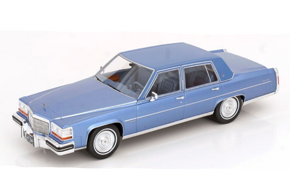 MCG 1982 Cadillac Fleetwood Brougham Light Blue Metallic 1:18