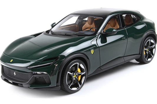 BBR 2022 Ferrari Purosangue British Racing Green WITH DISPLAY 1:18