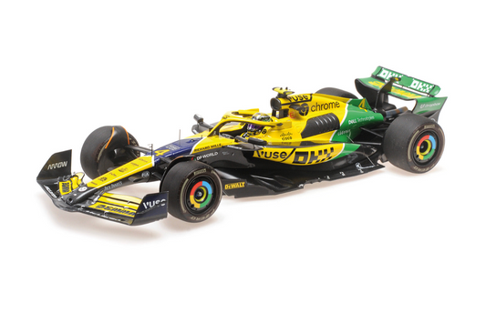 Minichamps Mclaren F1 Team MCL38 Yellow L. Norris Monaco GP 2024 1:18