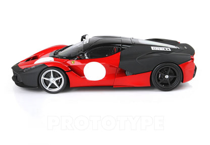 BBR 2012 Ferrari LaFerrari Test Car Rosso Corsa (Ferrari Red) w/ Matte Black 1:18