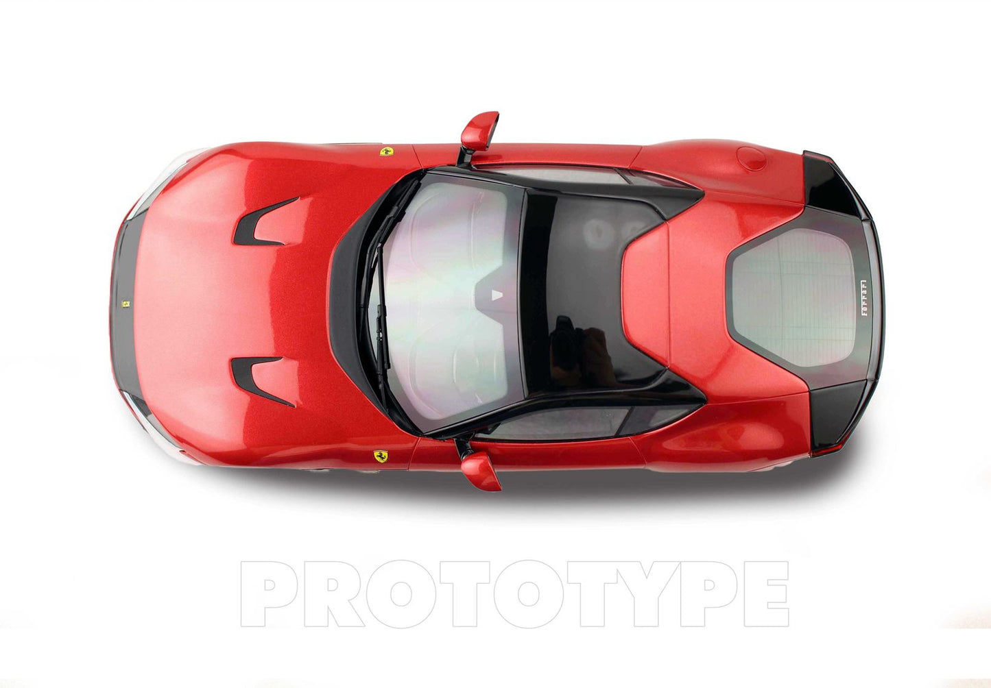 BBR 2024 Ferrari 12 Cilindri Coupe V12 830cv Rossa Imola (Red Metallic) WITH DISPLAY 1:18