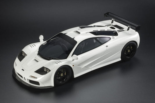 Top Marques 1993 Mclaren F1 LM White w/ Black Wheels 1:12