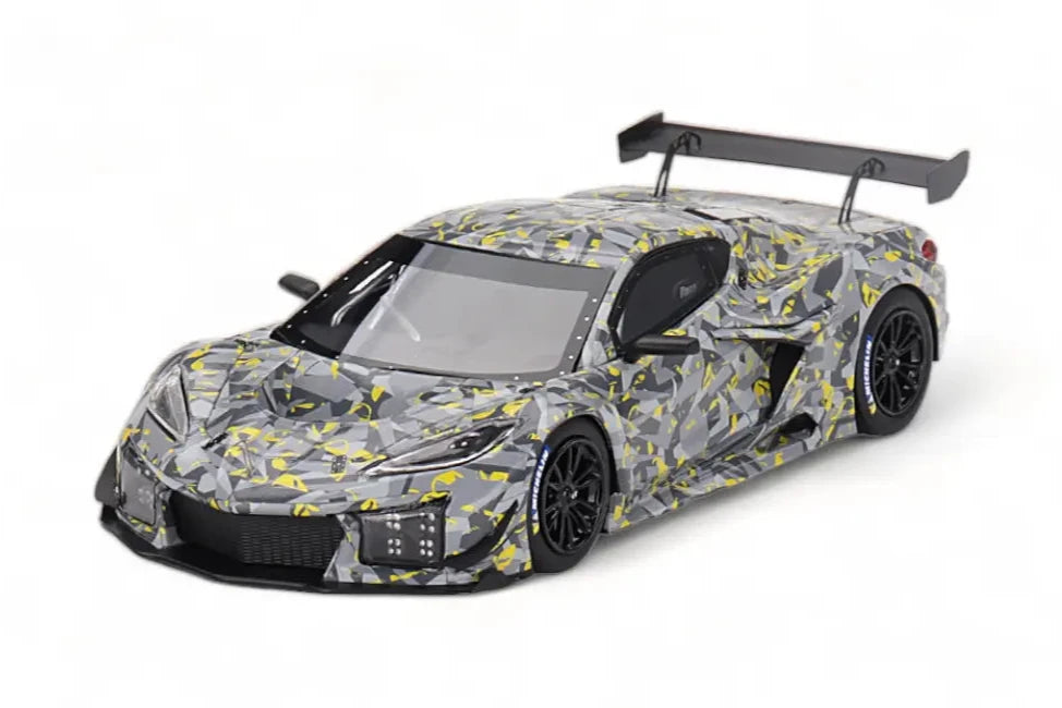 Topspeed 2022 Chevrolet Corvette C8 Z06 GT3.R Sebring Test Car Camo 1:18