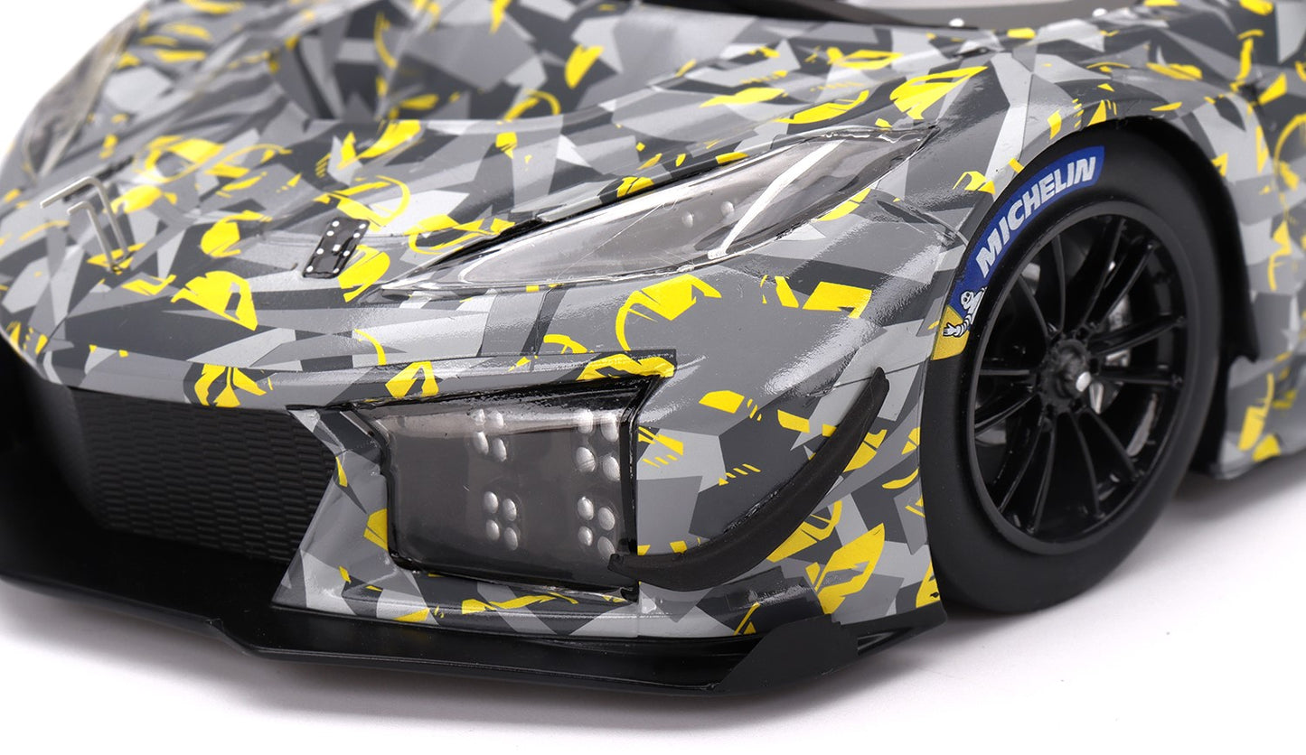 Topspeed 2022 Chevrolet Corvette C8 Z06 GT3.R Sebring Test Car Camo 1:18