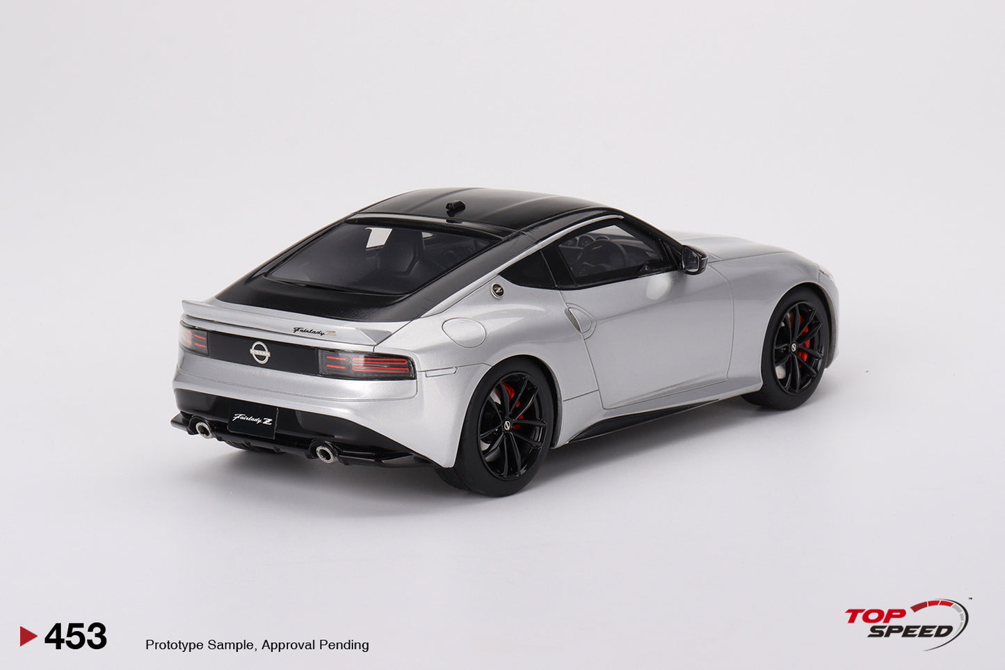 Topspeed 2023 Nissan Fairlady Z Version ST Brilliant Silver RHD 1:18