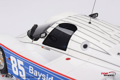 Topspeed Porsche 962 #85 Bayside Disposal Racing 1987 IMSA Laguna Seca 300km Winner 1:18