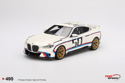 Topspeed BMW M4 3.0 CSL (G82) #50 Off White 1:18