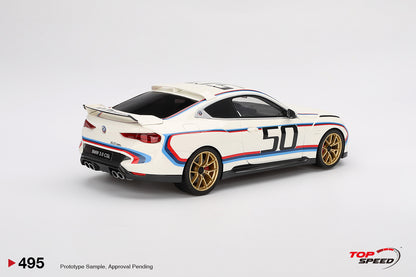 Topspeed BMW M4 3.0 CSL (G82) #50 Off White 1:18