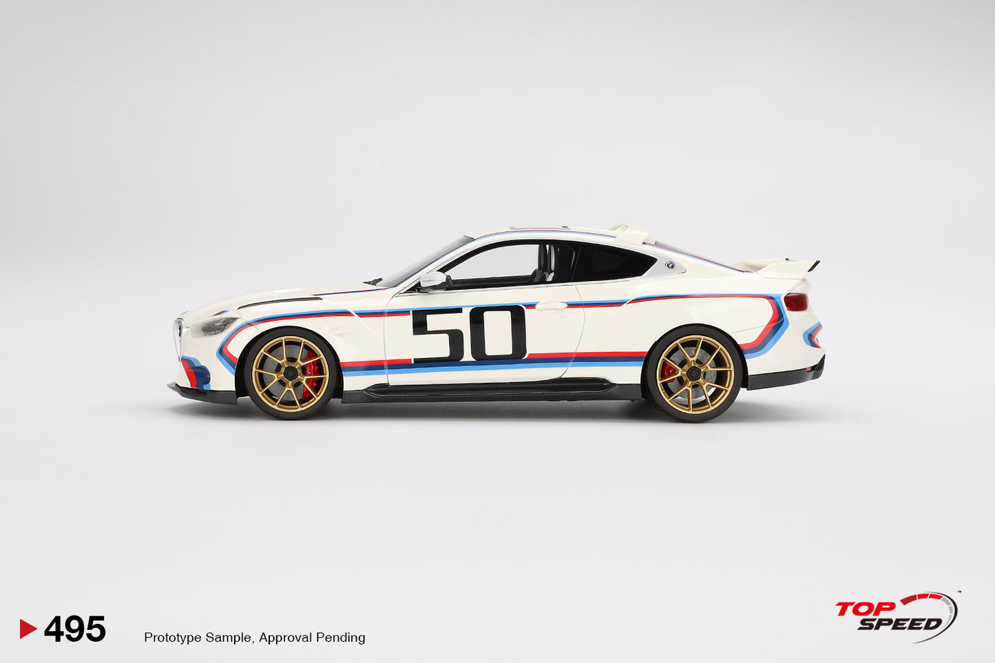 Topspeed BMW M4 3.0 CSL (G82) #50 Off White 1:18