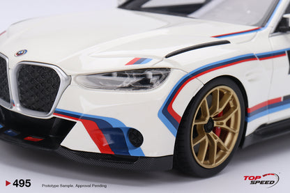 Topspeed BMW M4 3.0 CSL (G82) #50 Off White 1:18