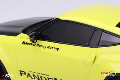 Topspeed 2023 Nissan Fairlady Z (RZ34) Pandem Ikazuchi Yellow 1:18