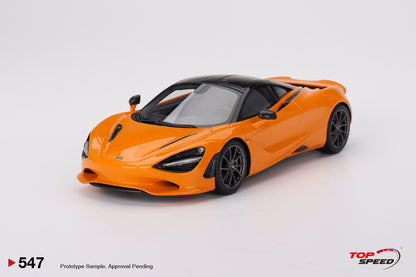 Topspeed 2023 Mclaren 750S Mclaren Orange 1:18