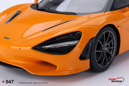 Topspeed 2023 Mclaren 750S Mclaren Orange 1:18