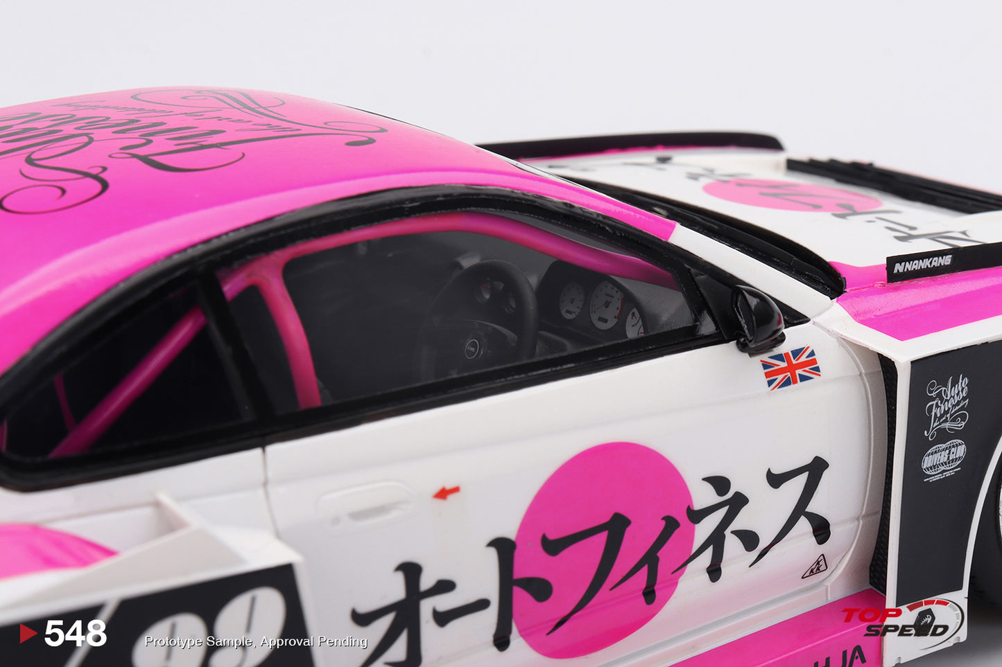 Topspeed Nissan LB-Super Silhouette S15 SILVIA Auto Finesse SEMA 2023 White and Pink 1:18