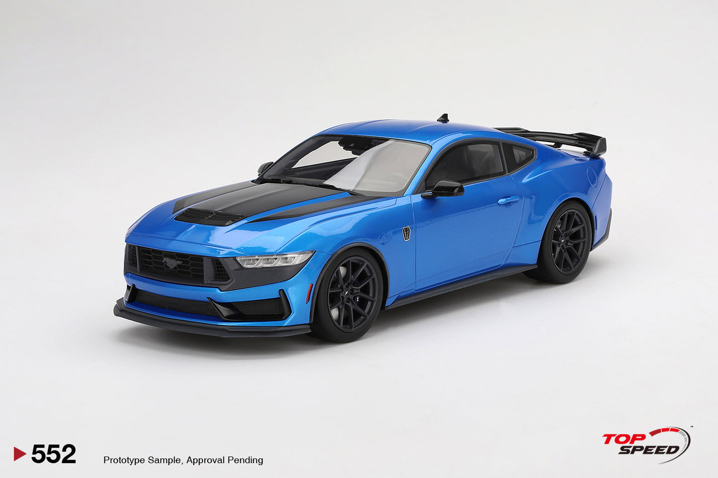 Topspeed 2024 Ford Mustang Dark Horse Grabber Blue 1:18