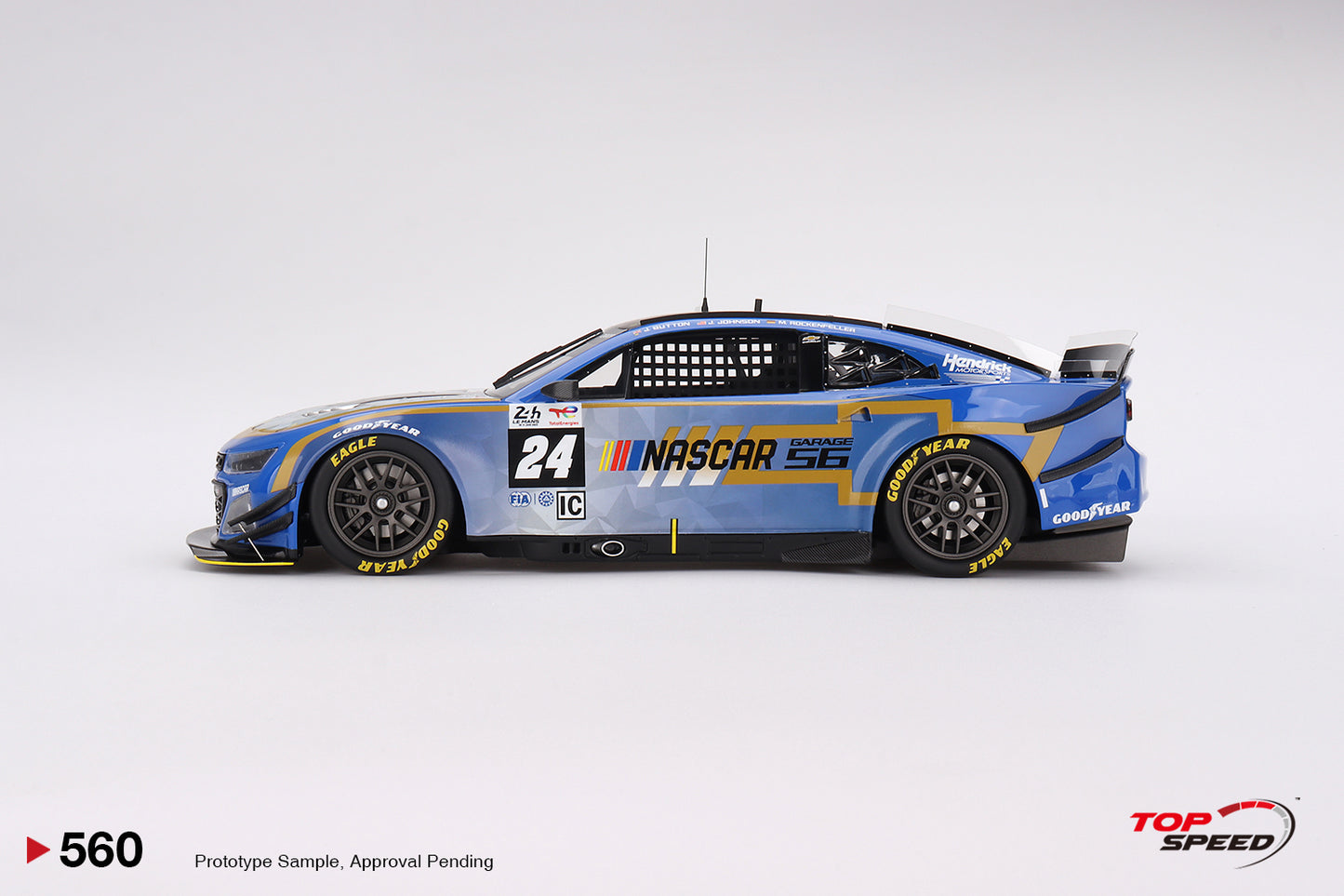 Topspeed Garage 56 Chevrolet Camaro ZL1 #24 Hendrick Motorsports NASCAR 2023 Le Mans 24hr 1:18