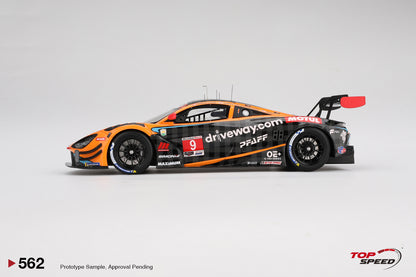 Topspeed Mclaren 720S GT3 EVO #9 Pfaff Motorsport 2024 IMSA Daytona 24hrs Orange 1:18