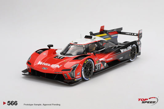 Topspeed Cadillac V-Series.R #31 Whelen Cadillac Racing 2024 IMSA Daytona 24 Hrs 2nd Place 1:18