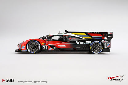 Topspeed Cadillac V-Series.R #31 Whelen Cadillac Racing 2024 IMSA Daytona 24 Hrs 2nd Place 1:18