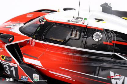 Topspeed Cadillac V-Series.R #31 Whelen Cadillac Racing 2024 IMSA Daytona 24 Hrs 2nd Place 1:18