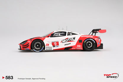 Topspeed Mclaren 720S GT3 EVO #9 Pfaff Motorsport 2024 IMSA Motul Course de Monterey Red 1:18